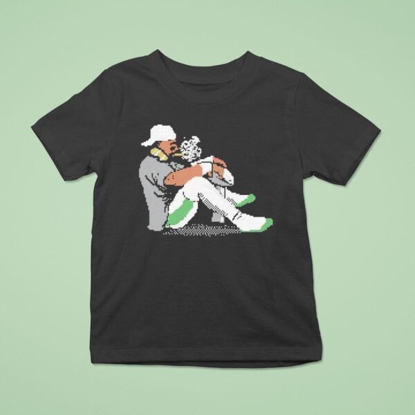 Jalen Hurts Smoking Philadelphia Eagles Football Pixel T Shirt