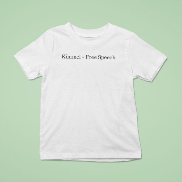 Jimmy Kimmel Free Speech T Shirt