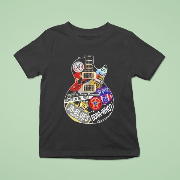 Joe Bonamassa Bona Who Blues Travels T Shirt