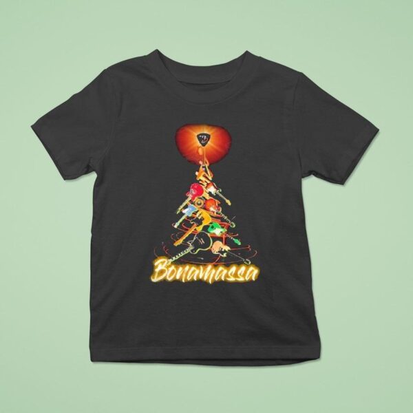 Joe Bonamassa Guitar X Mas Tree Holiday Christmas T Shirt
