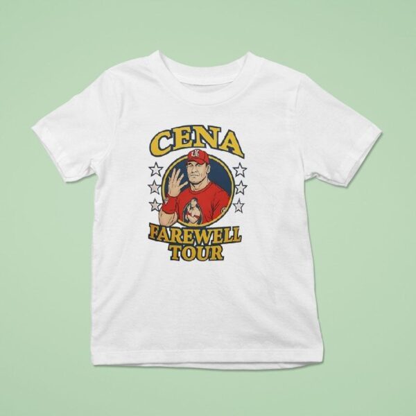 John Cena Wwe Farewell Tour Cartoon T Shirt