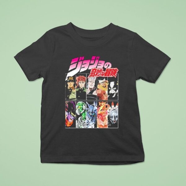 Jojo S Bizarre Adventure Character T Shirt