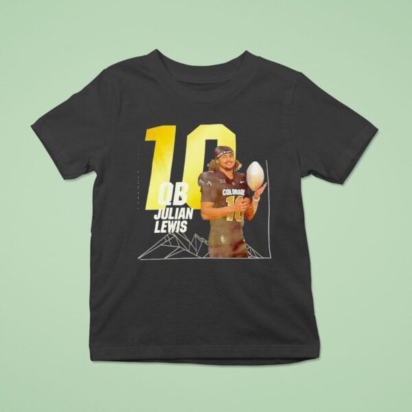 Julian Lewis Qb Colorado Buffaloes Football T Shirt