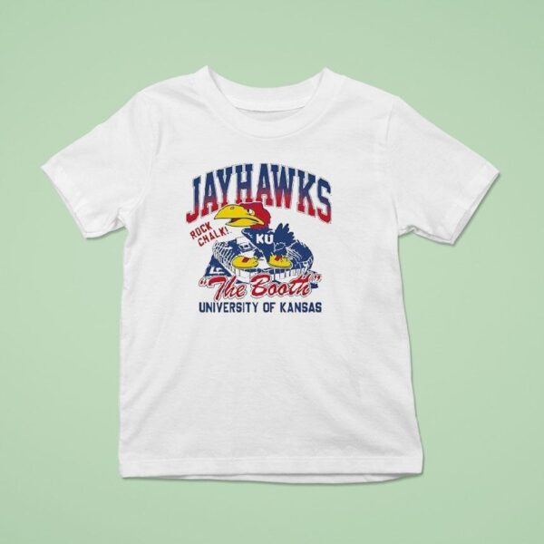 Kansas Jayhawks The Booth University Of Kansas Rock Chalk T Shirt