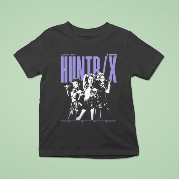 Kpop Demon Hunters Huntrx World Tour T Shirt