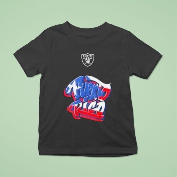 Las Vegas Raiders Puerto Rican Heritage T Shirt