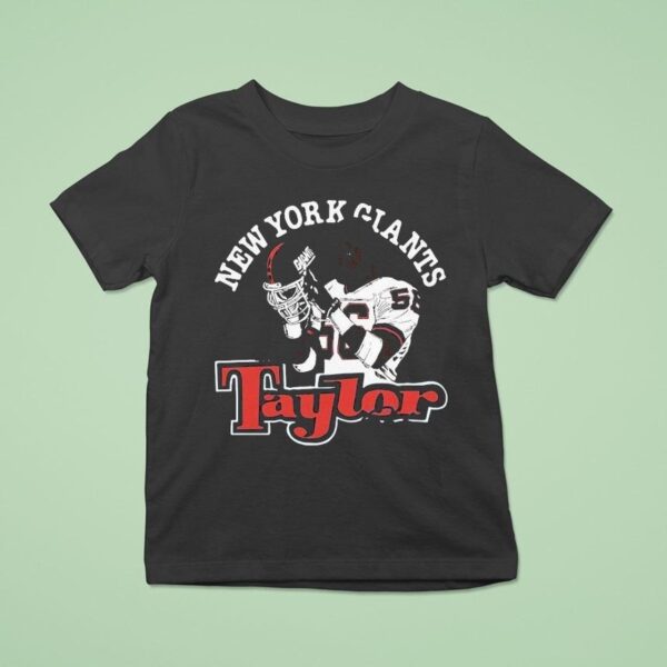 Lawrence Taylor New York Giants Player Caricature T Shirt