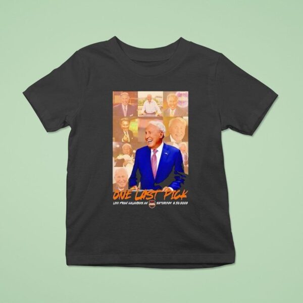Lee Corso One Last Pick Live From Columbus Oh Ohio State Buckeyes T Shirt