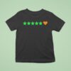 Letterboxd Stars Hear T Shirt