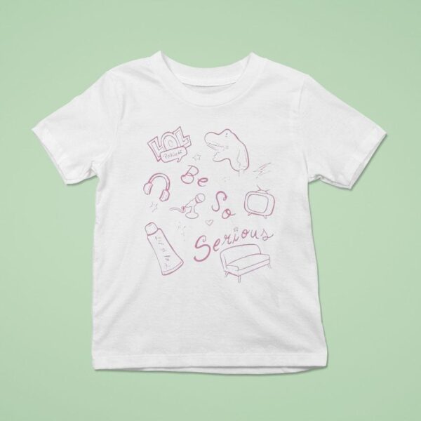 Lol Podcast Sketch Serious T Shirt