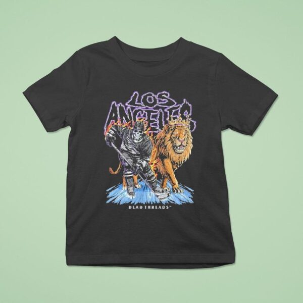 Los Angeles Kings Dead Threads Skeleton T Shirt