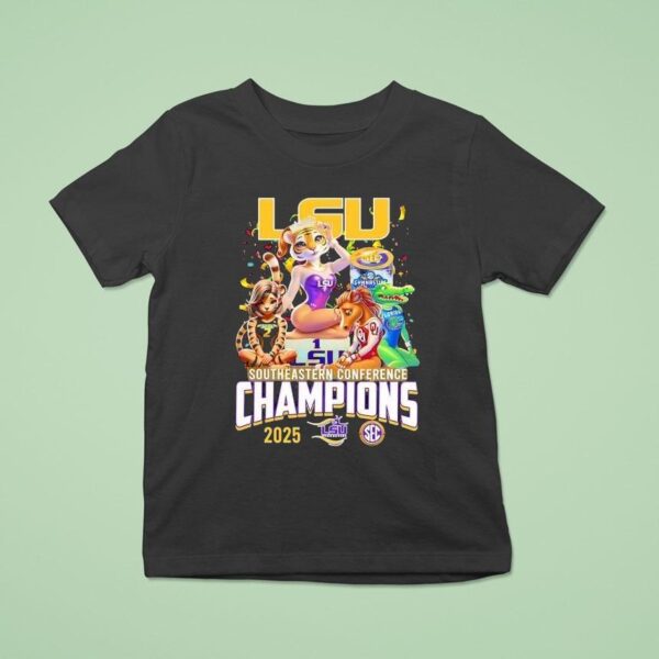 Lsu Tigers Southeastern Conference Champions T Shirt