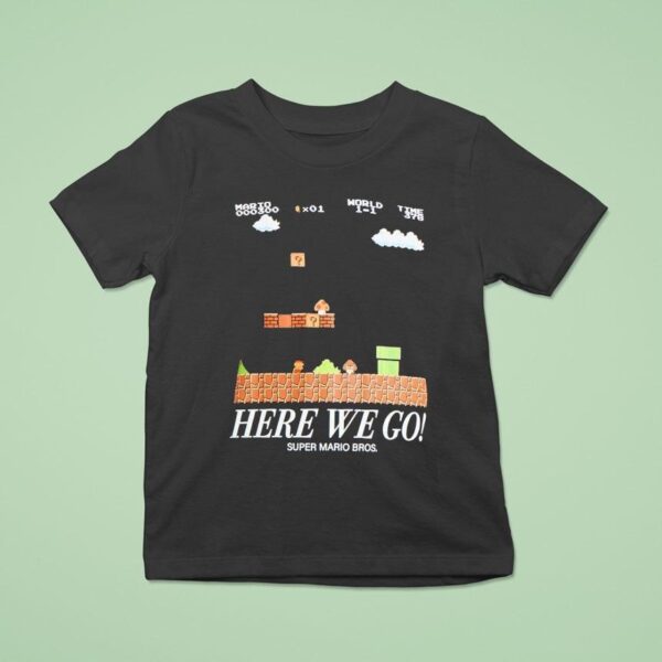 Mario World Time Here We Go Super Mario Bros T Shirt