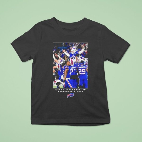 Matt Prater Buffalo Bills Nfl Flash Features Week T Shirt