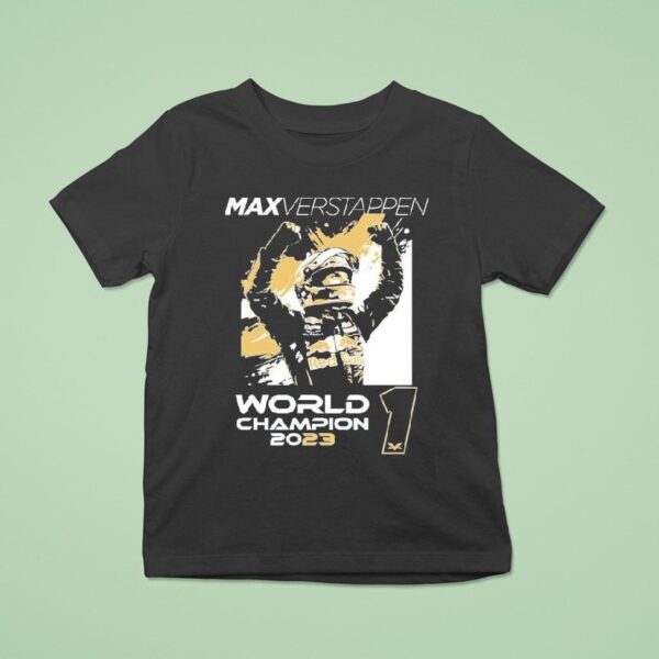 Max Verstappen Three Times World Champion T Shirt