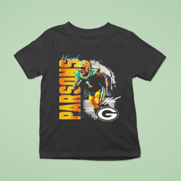 Micah Parsons Green Bay Packers Wordmark T Shirt