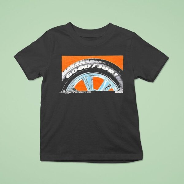 Midnight Organic Goodjob Tires T Shirt
