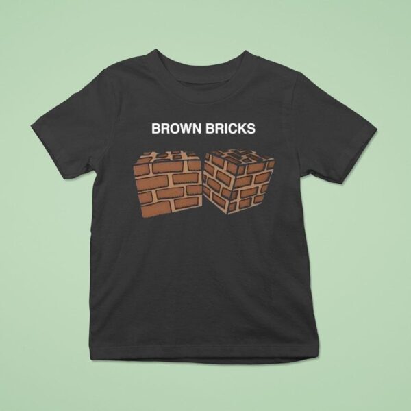 Mike Matei Brown Bricks T Shirt