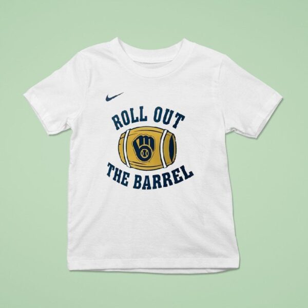 Milwaukee Brewers Baseball Roll Out The Barrel T Shirt