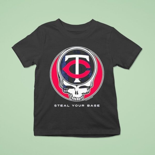 Minnesota Twins Grateful Dead Steal Your Base T Shirt