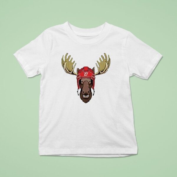 Moose Michael Rasmussen Detroit Red Wings Hockey T Shirt