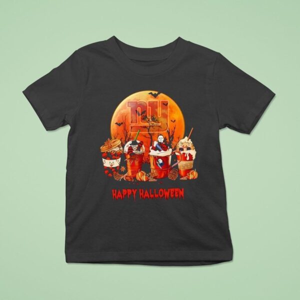 New York Giants Happy Halloween Coffee T Shirt