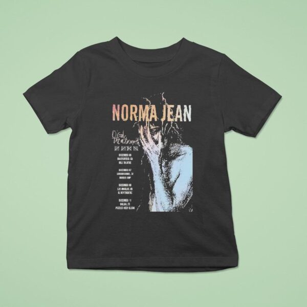 Norma Jean O God The Aftermath December Tour T Shirt