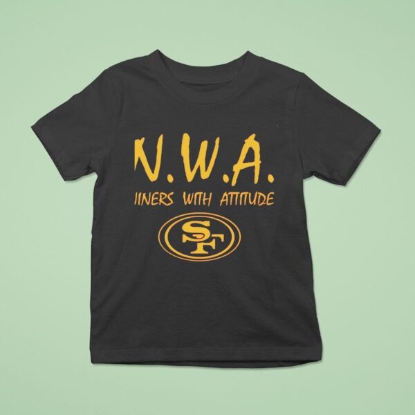Nwa Nines With Attitude San Francisco Ers Logo T Shirt