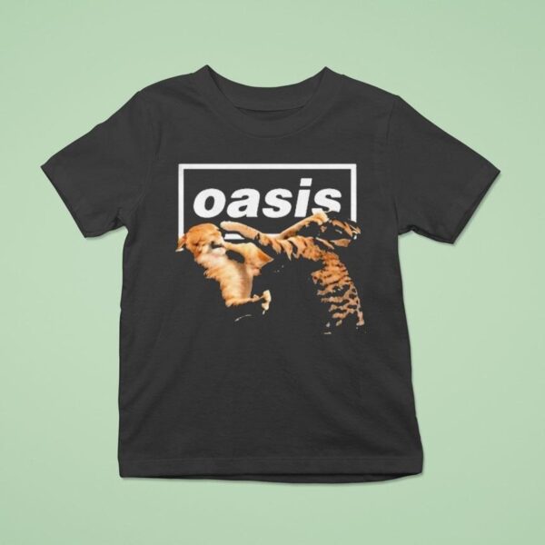 Oasis Gallagher Kitties Ca T Shirt