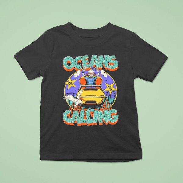 Oceans Calling Festival Rollercoaster Oc Md Skeleton T Shirt