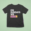 On Sundays We Skol Jj Mccarthy Minnesota Vikings T Shirt