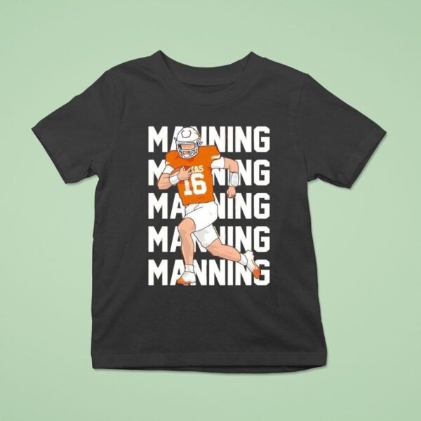 Orange Texas Arch Manning T Shirt