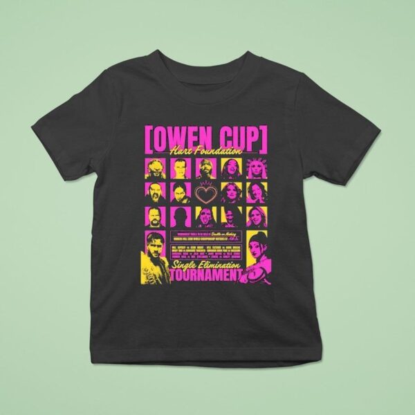Owen Cup Hart Foundation Single Elimination Tournamen T Shirt