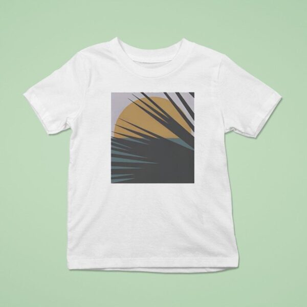 Palm Leaf Sunse T Shirt
