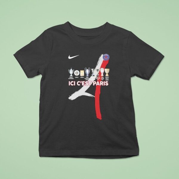 Paris Saint Germain Ici C Est Paris T Shirt
