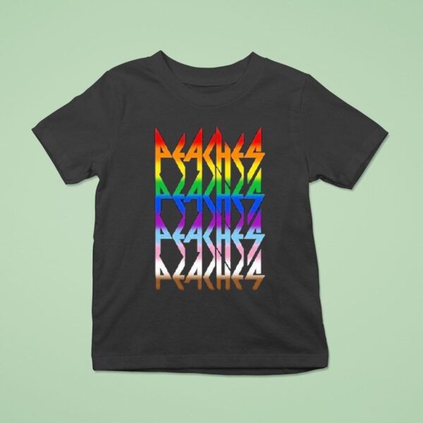 Peaches Pride T Shirt