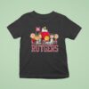 Peanuts Characters X Rutgers Scarlet Knights T Shirt