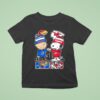 Peanuts Kansas City Jayhawk And Kansas City Chiefs Cartoon T Shirt