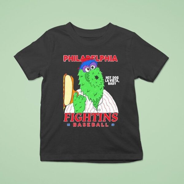 Phanatic Philadelphia Baseball Bryce Harper Hot Dog La Vista Baby T Shirt