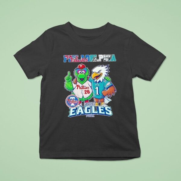 Philadelphia Phillies And Philadelphia Eagles Masco T Shirt