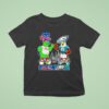 Philadelphia Phillies And Philadelphia Eagles Mascot Philadelphia City Skyline T Shirt
