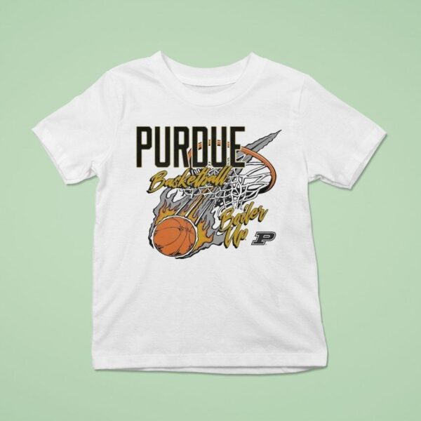 Purdue Boilermakers Is On Fire Basketball Boiler Up T Shirt