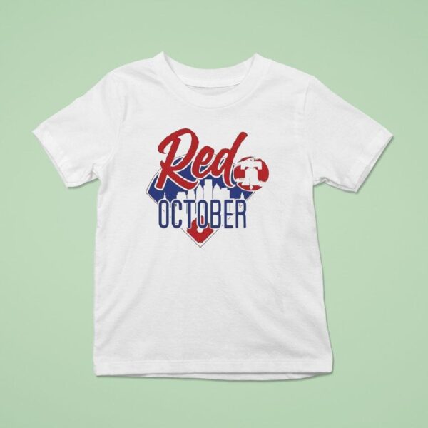 Red October Stadium X City Philadelphia Phillies T Shirt