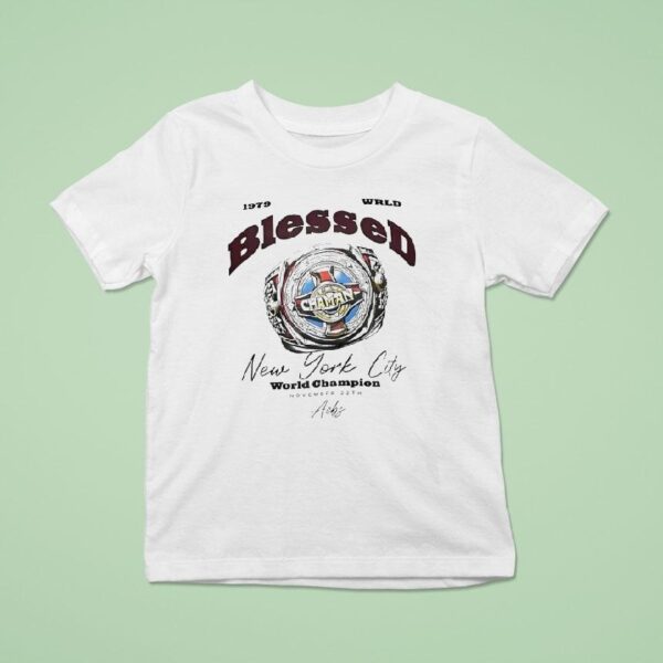 Ring Wrld Blessed New York City World Champion T Shirt