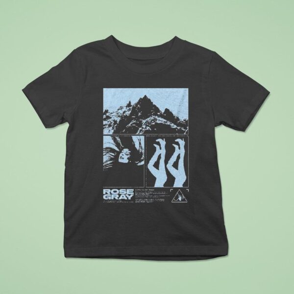 Rose Gray A Little Louder Please Black Album T Shirt