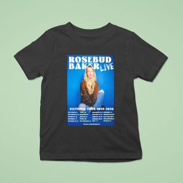 Rosebud Baker Live National Tour T Shirt