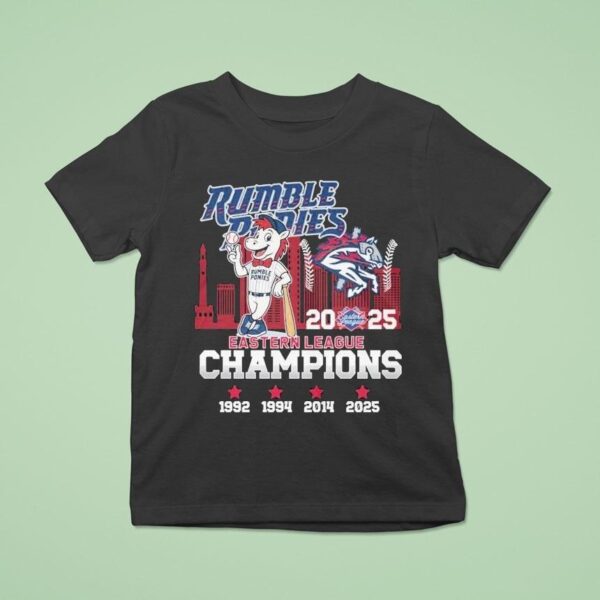 Rumble Ponies Eastern League Champions Masco T Shirt