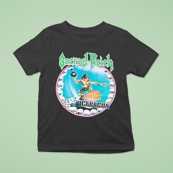 Sacred Reich Surf Nicaragua T Shirt