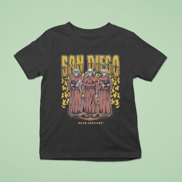 San Diego Padres Dead Threads Skeleton T Shirt