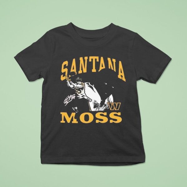 Santana Moss Washington Commanders Burgundy Retired Caricature T Shirt